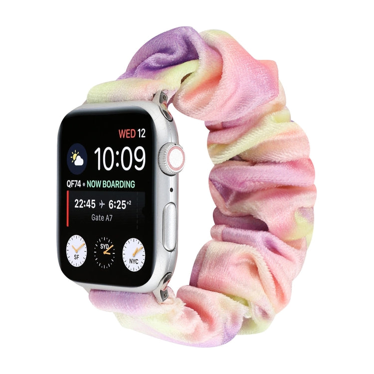 Lisslune | Flannel-Hair-Ring-Watch Band for Apple Watch Ultra 49mm & Watch Ultra 2 49mm / Series 9 & 8 & 7 45mm / SE 3 & SE 2 & 6 & SE & 5 & 4 44mm / 3 & 2 & 1 42mm (2)