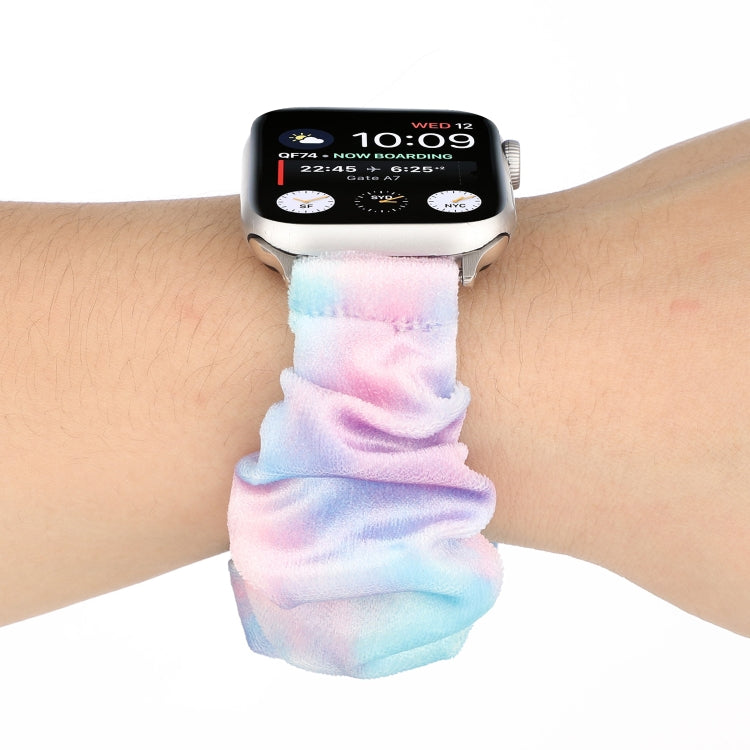 Lisslune | Flannel Haarring Bracelet for Apple Watch Series 7 45mm / 6 & SE & 5 & 4 44mm / 3 & 2 & 1 42mm(5)