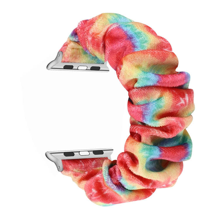 Lisslune | Flannel Hair Ring Bracelet for Apple Watch Ultra 49mm & Watch Ultra 2 49mm / Series 9 & 8 & 7 45mm / SE 3 & SE 2 & 6 & SE & 5 & 4 44mm / 3 & 2 & 1 42mm (6)