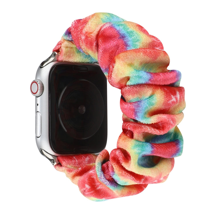 Lisslune | Flannel Hair Ring Bracelet for Apple Watch Ultra 49mm & Watch Ultra 2 49mm / Series 9 & 8 & 7 45mm / SE 3 & SE 2 & 6 & SE & 5 & 4 44mm / 3 & 2 & 1 42mm (6)