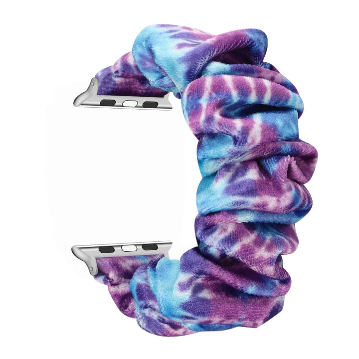 Lisslune | Flannel Hair Ring Bracelet Watch Band For Apple Watch Ultra 49mm&Watch Ultra 2 49mm / Series 9&8&7 45mm / SE 3&SE 2&6&SE&5&4 44mm / 3&2&1 42mm(7)