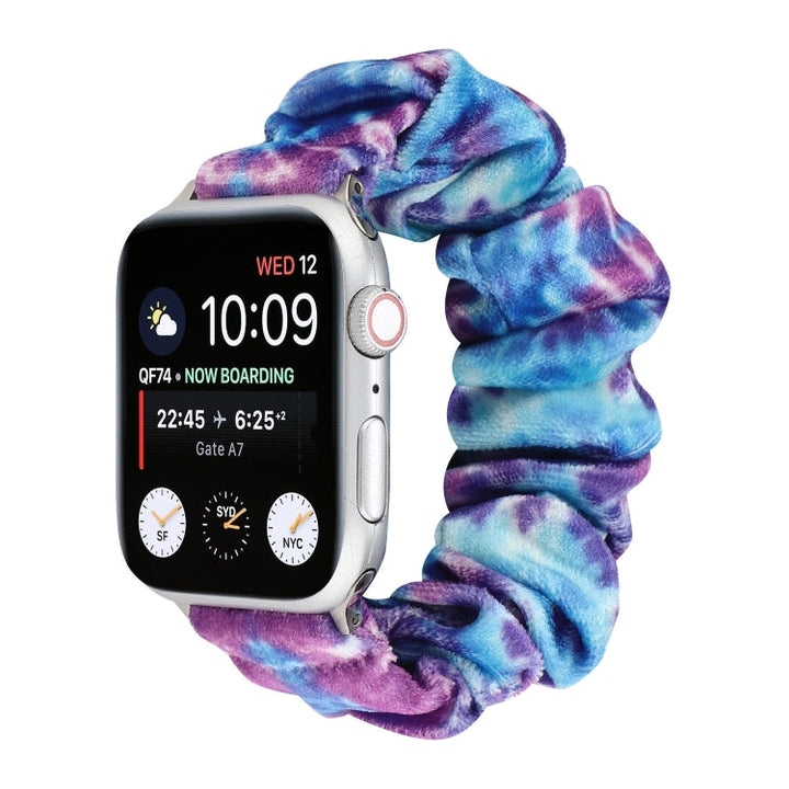 Lisslune | Flannel Hair Ring Bracelet Watch Band For Apple Watch Ultra 49mm&Watch Ultra 2 49mm / Series 9&8&7 45mm / SE 3&SE 2&6&SE&5&4 44mm / 3&2&1 42mm(7)