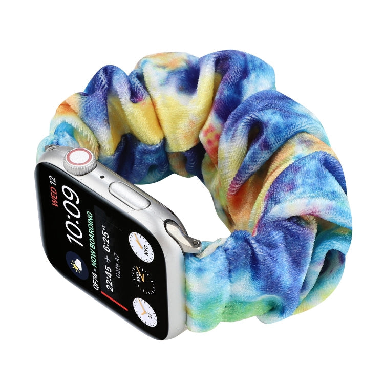 Lisslune | Flannel Haarring Bracelet Watch Band for Apple Watch Ultra 49mm & Watch Ultra 2 49mm / Series 9 & 8 & 7 45mm / SE 3 & SE 2 & 6 & SE & 5 & 4 44mm / 3 & 2 & 1 42mm (11)