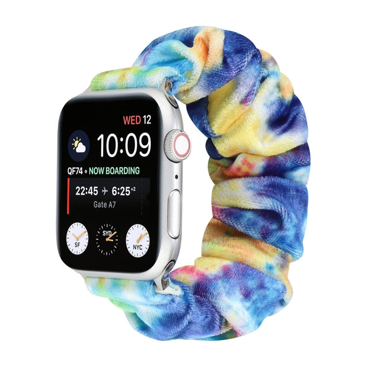 Lisslune | Flannel Haarring Bracelet Watch Band for Apple Watch Ultra 49mm & Watch Ultra 2 49mm / Series 9 & 8 & 7 45mm / SE 3 & SE 2 & 6 & SE & 5 & 4 44mm / 3 & 2 & 1 42mm (11)