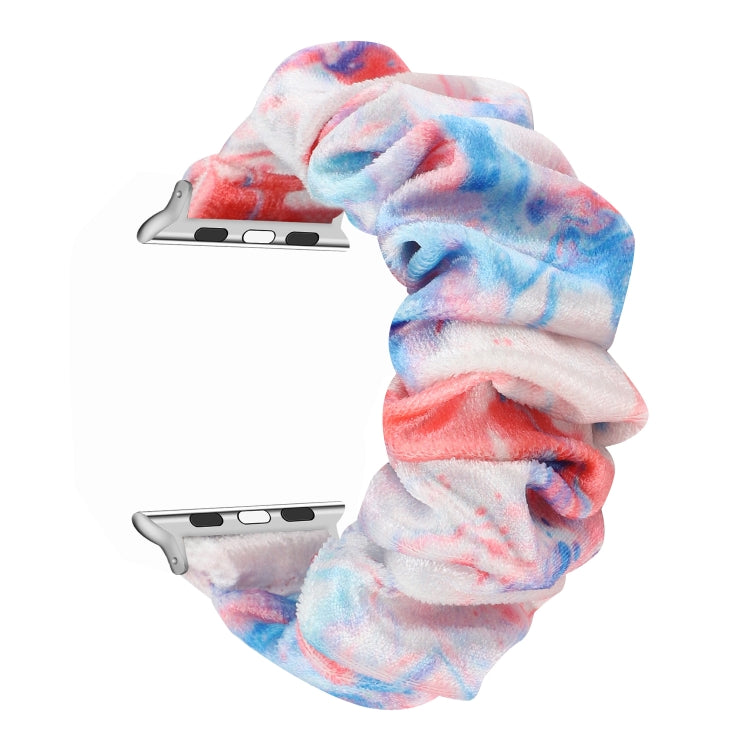 Lisslune | Flannel-Hair-Ring-Watch-Band for Apple Watch Ultra 49mm & Watch Ultra 2 49mm / Series 9 & 8 & 7 45mm / SE 3 & SE 2 & 6 & SE & 5 & 4 44mm / 3 & 2 & 1 42mm (12)