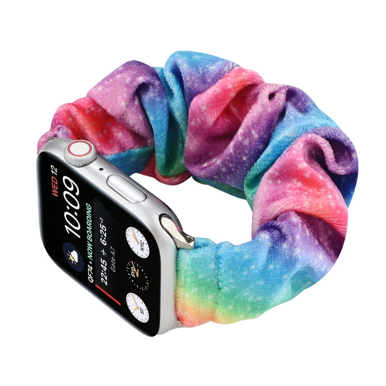 Lisslune | Flannel Hair Ring Watch Band for Apple Watch Ultra 49mm & Watch Ultra 2 49mm / Series 9 & 8 & 7 45mm / SE 3 & SE 2 & 6 & SE & 5 & 4 44mm / 3 & 2 & 1 42mm (16)