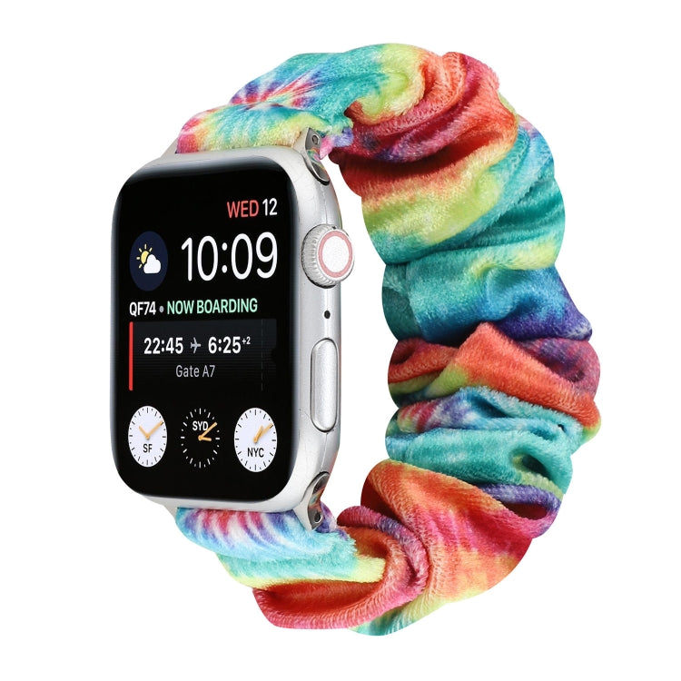 Lisslune | Flannel Hair Ring Watch Band for Apple Watch Ultra 49mm & Watch Ultra 2 49mm / Series 9 & 8 & 7 45mm / SE 3 & SE 2 & 6 & SE & 5 & 4 44mm / 3 & 2 & 1 42mm(19)