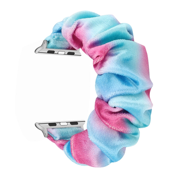 Lisslune | Flannel Hair Ring Bracelet for Apple Watch Series 7 45mm / 6 & SE & 5 & 4 44mm / 3 & 2 & 1 42mm