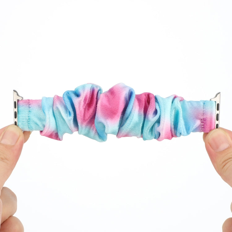 Lisslune | Flannel Hair Ring Bracelet for Apple Watch Series 7 45mm / 6 & SE & 5 & 4 44mm / 3 & 2 & 1 42mm