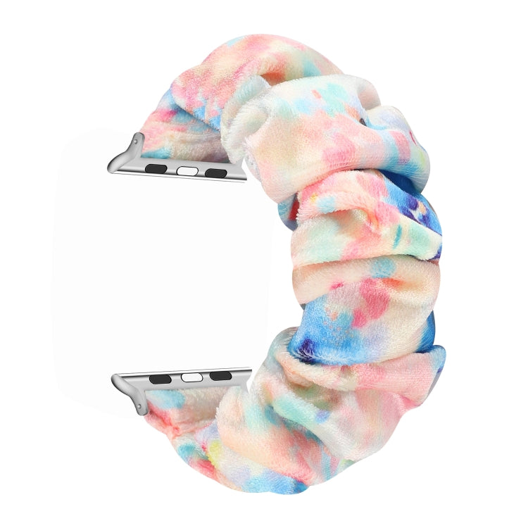 Lisslune | Flannel Hair Ring Bracelet for Apple Watch Series 9&8&7 41mm / SE 3&SE 2&6&SE&5&4 40mm / 3&2&1 38mm(3)