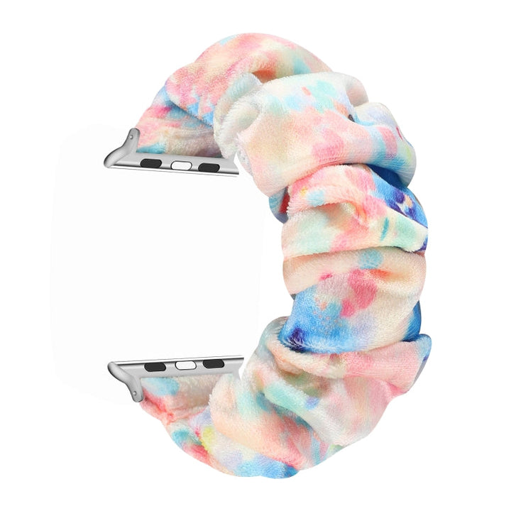 Lisslune | Flannel Hair Ring Bracelet for Apple Watch Series 9&8&7 41mm / SE 3&SE 2&6&SE&5&4 40mm / 3&2&1 38mm(3)