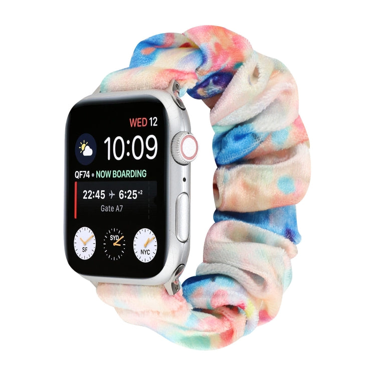 Lisslune | Flannel Hair Ring Bracelet for Apple Watch Series 9&8&7 41mm / SE 3&SE 2&6&SE&5&4 40mm / 3&2&1 38mm(3)
