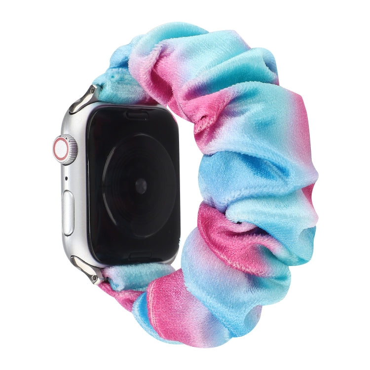 Lisslune | Flannel Hair Ring Bracelet for Apple Watch Series 9&8&7 41mm / SE 3&SE 2&6&SE&5&4 40mm / 3&2&1 38mm(23)