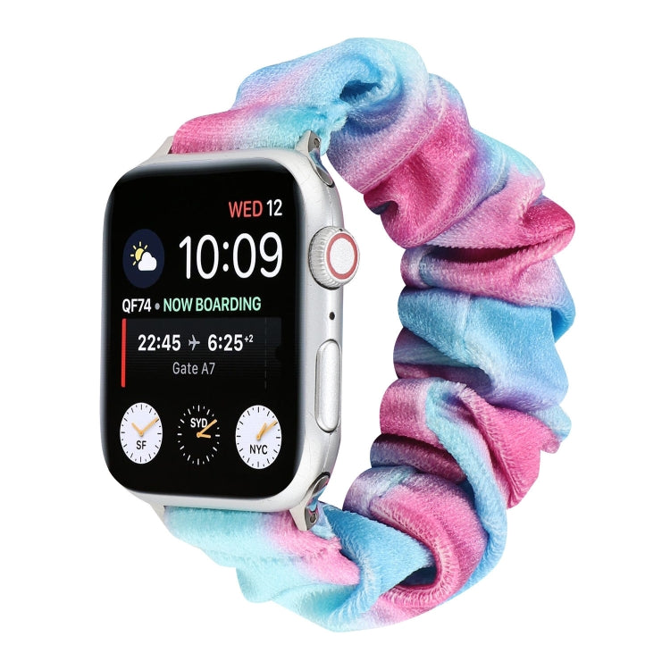 Lisslune | Flannel Hair Ring Bracelet for Apple Watch Series 9&8&7 41mm / SE 3&SE 2&6&SE&5&4 40mm / 3&2&1 38mm(23)