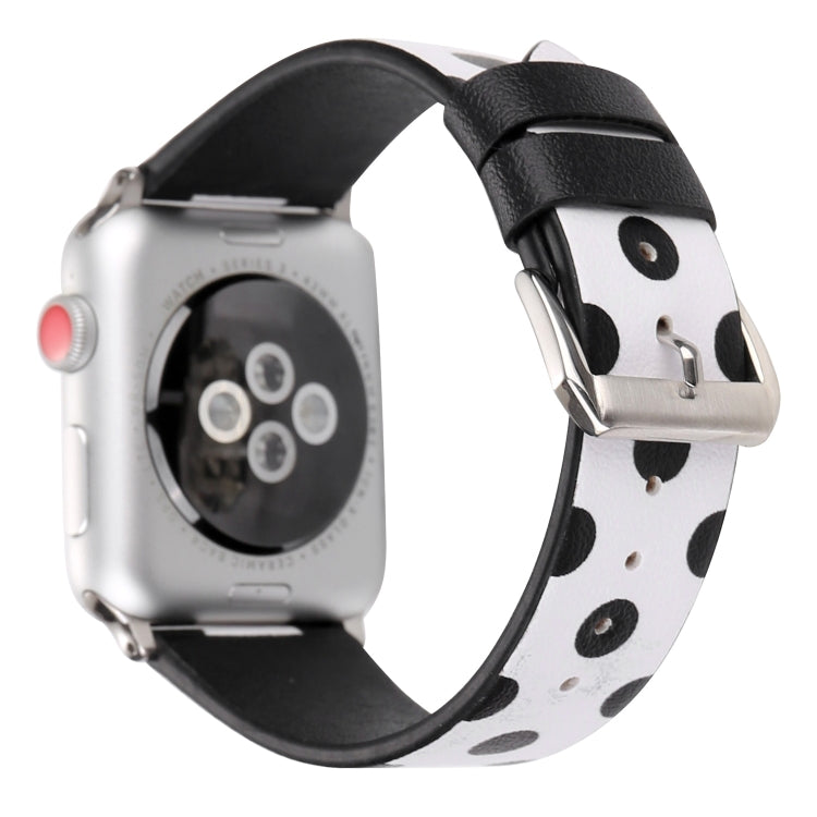 Lisslune | Fashion Dot Series Watch Band for Apple Watch Series 9&8&7 41mm / SE 3&SE 2&6&SE&5&4 40mm / 3&2&1 38mm (White Black)