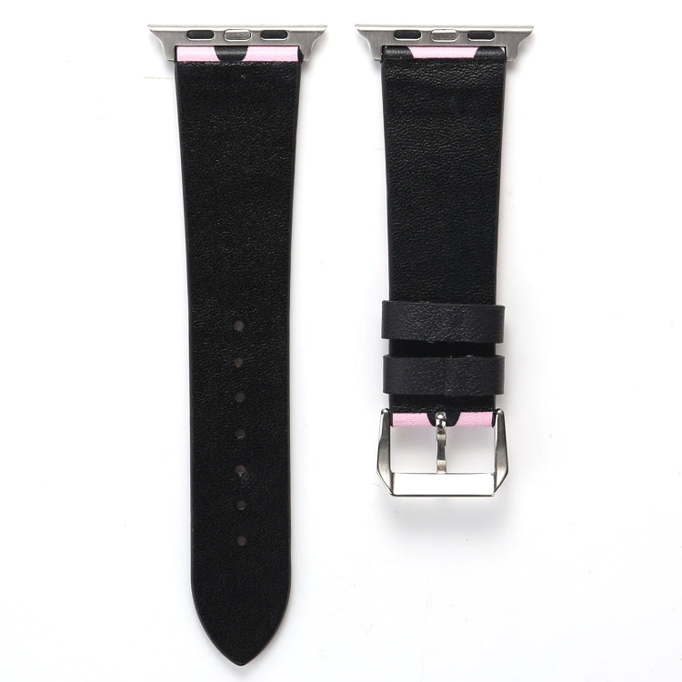 Lisslune | Fashion Dot Series Bracelet for Apple Watch Series 9&8&7 41mm / SE 3&SE 2&6&SE&5&4 40mm / 3&2&1 38mm (Pink Black)
