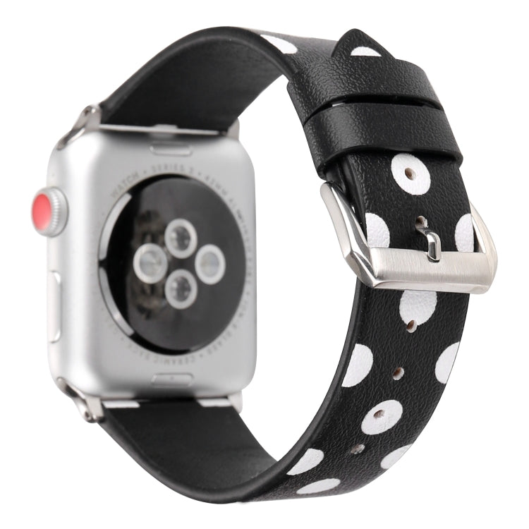 Lisslune | Fashion Dot Series Watch Band for Apple Watch Series 7 41mm / 6 & SE & 5 & 4 40mm / 3 & 2 & 1 38mm (Black White)