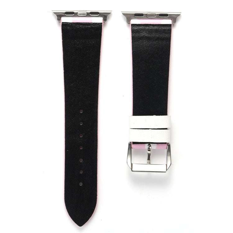 Lisslune | Fashion Dot Series Watch Band for Apple Watch Ultra 49mm & Watch Ultra 2 49mm / Series 9 & 8 & 7 45mm / SE 3 & SE 2 & 6 & SE & 5 & 4 44mm / 3 & 2 & 1 42mm (Pink White)