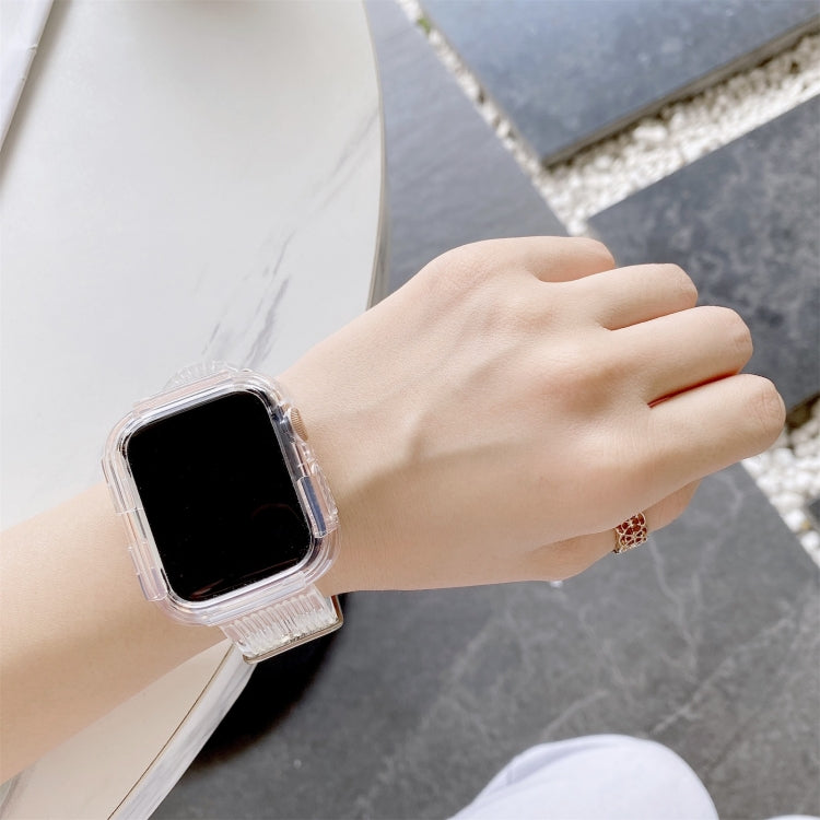 Lisslune | Candy Color Transparent TPU Watch Band for Apple Watch Series 3 & 2 & 1 42mm(Brown)