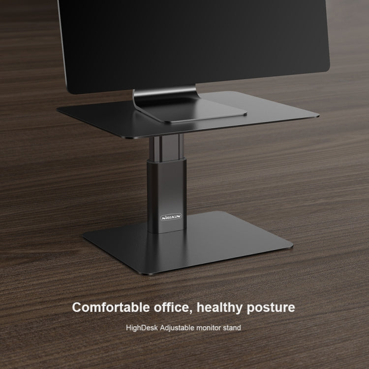 Lisslune | NILLKIN N6 Adjustable Vertical Laptop Monitor Stand Holder (Silver)