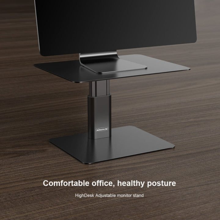 Lisslune | NILLKIN N6 Adjustable Vertical Laptop Monitor Stand Holder (Silver)