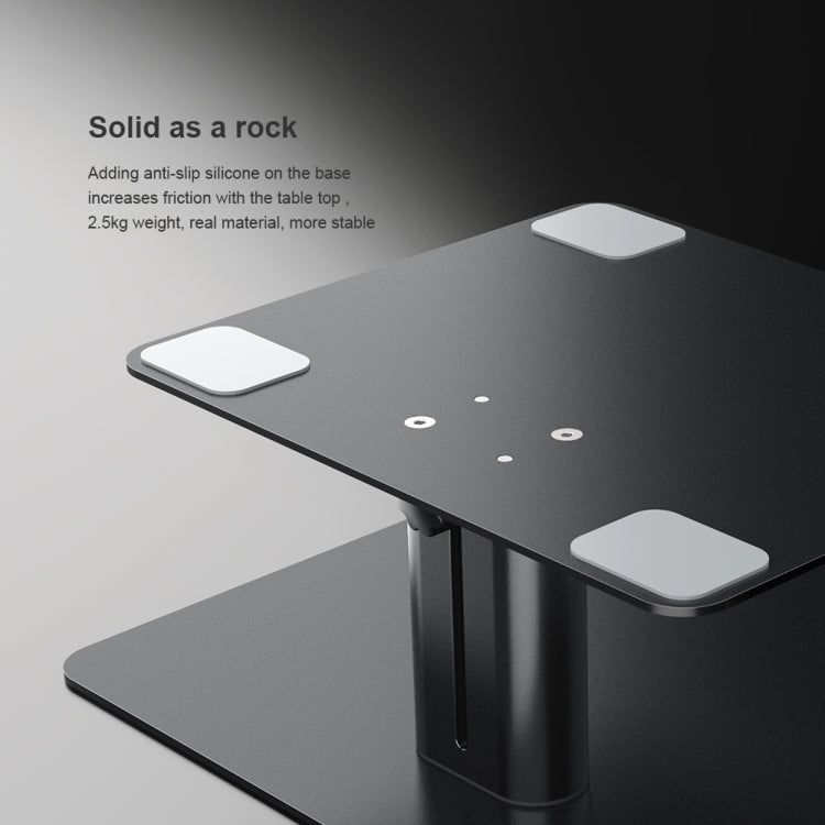 Lisslune | NILLKIN N6 Adjustable Vertical Laptop Monitor Stand Holder (Silver)