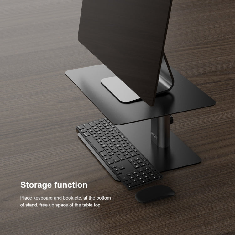 Lisslune | NILLKIN N6 Adjustable Vertical Laptop Monitor Stand Holder (Silver)