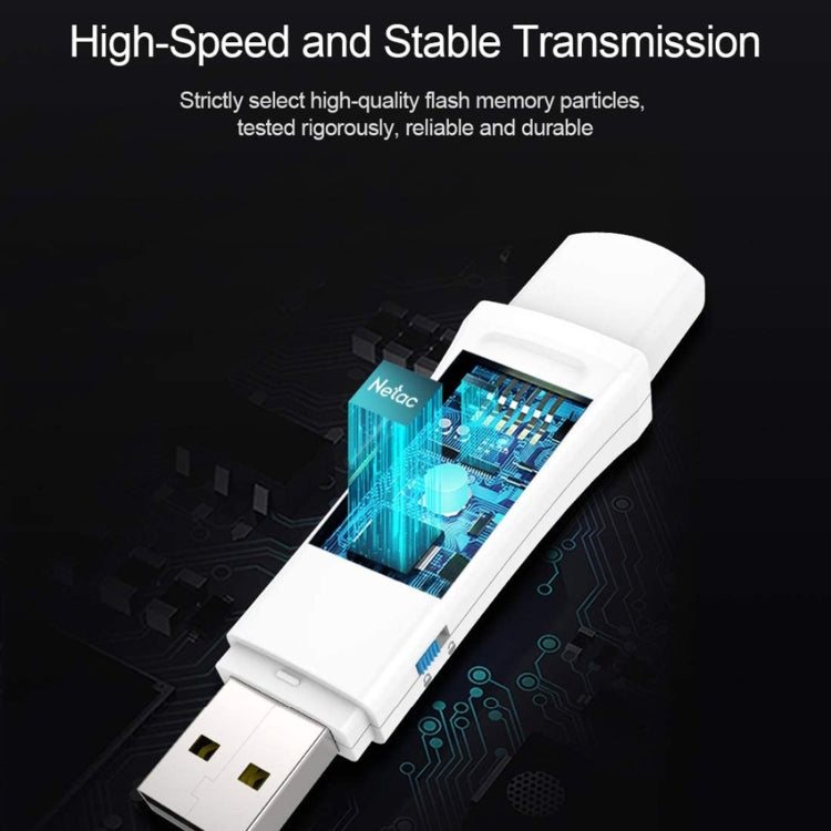 Lisslune | Netac U335S USB 3.0 High-Speed Antivirus Write Protection USB Flash Drives U-Disk, Capacity: 64GB