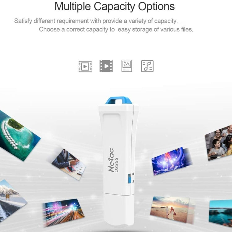 Lisslune | Netac U335S USB 3.0 High-Speed Antivirus Write Protection USB Flash Drives U-Disk, Capacity: 64GB