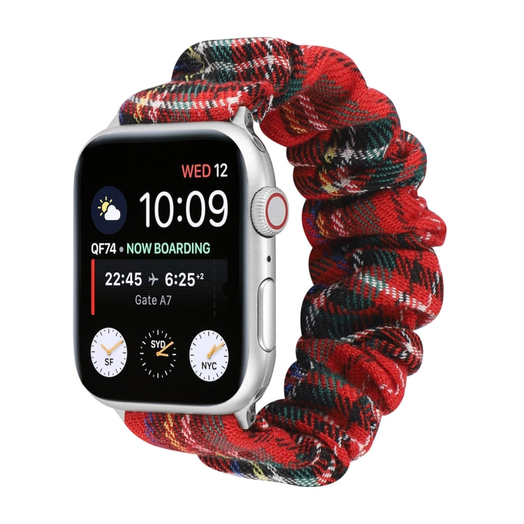 Lisslune | Polka Dot Headband Strap for Apple Watch Ultra 49mm & Watch Ultra 2 49mm / Series 9 & 8 & 7 45mm / SE 3 & SE 2 & 6 & SE & 5 & 4 44mm / 3 & 2 & 1 42mm (Red)