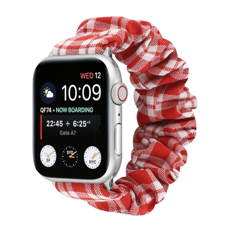 Lisslune | Certified Hair Tie Watch Band for Apple Watch Series 9&8&7 41mm / SE 3&SE 2&6&SE&5&4 40mm / 3&2&1 38mm (Pink)