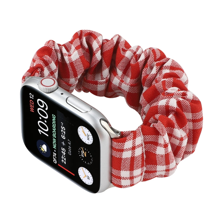 Lisslune | Certified Hair Tie Watch Band for Apple Watch Series 9&8&7 41mm / SE 3&SE 2&6&SE&5&4 40mm / 3&2&1 38mm (Pink)
