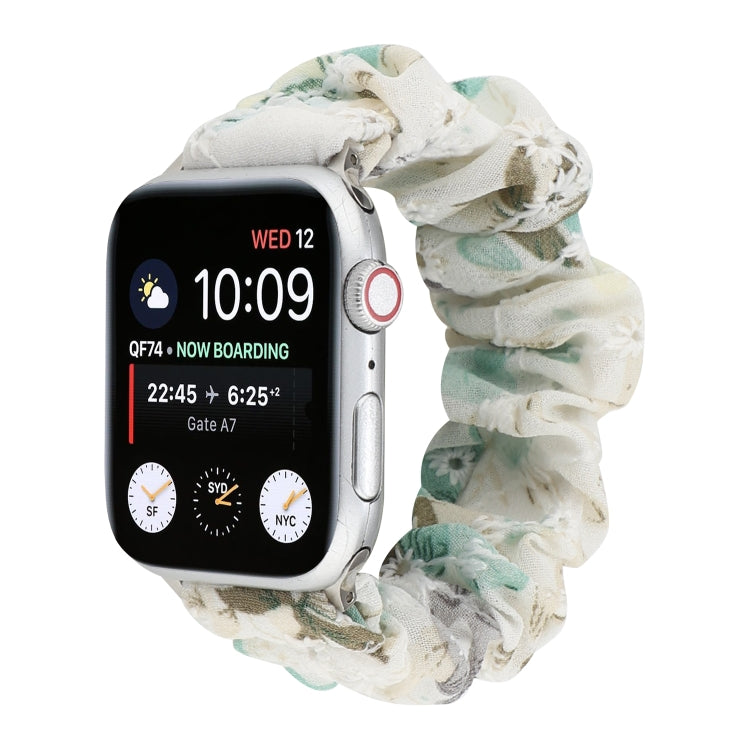 Lisslune | Fabric Hair Ring Watch Band for Apple Watch Series 9&8&7 41mm / SE 3&SE 2&6&SE&5&4 40mm / 3&2&1 38mm