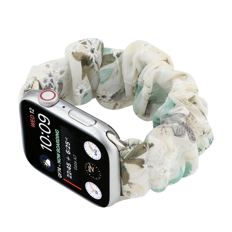 Lisslune | Fabric Hair Ring Watch Band for Apple Watch Series 9&8&7 41mm / SE 3&SE 2&6&SE&5&4 40mm / 3&2&1 38mm