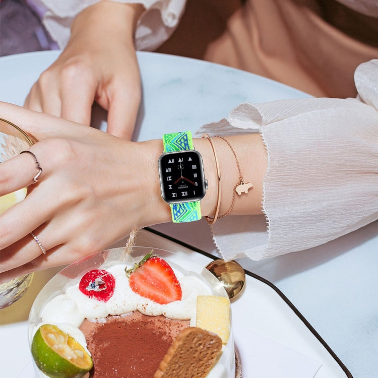 Lisslune | Elastic Watch Band for Apple Watch Series 7 45mm / 6 & SE & 5 & 4 44mm / 3 & 2 & 1 42mm(04)