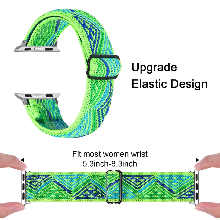 Lisslune | Elastic Bracelet for Apple Watch Series 7 41mm / 6 & SE & 5 & 4 40mm / 3 & 2 & 1 38mm(04)