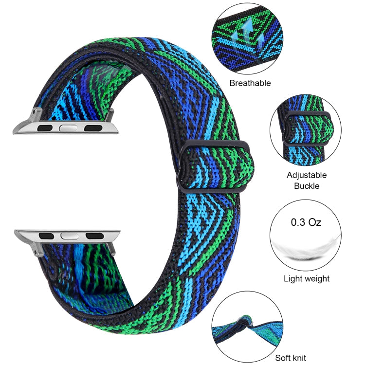 Lisslune | Elastic Watch Band for Apple Watch Series 7 41mm / 6 & SE & 5 & 4 40mm / 3 & 2 & 1 38mm(05)