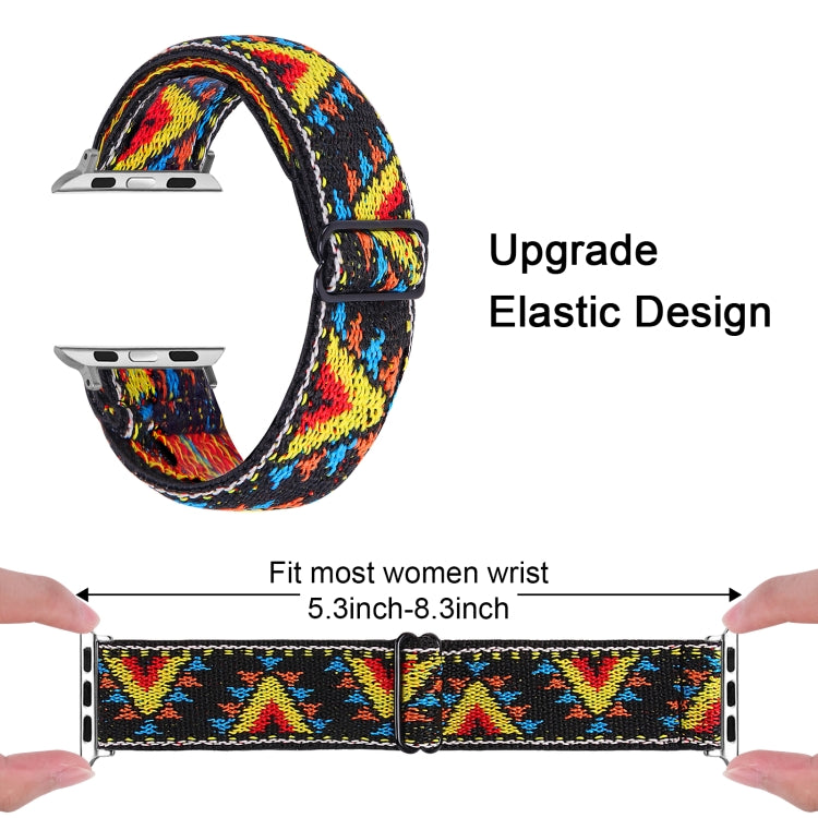 Lisslune | Elastic Watch Band for Apple Watch Series 7 41mm / 6 & SE & 5 & 4 40mm / 3 & 2 & 1 38mm(07)