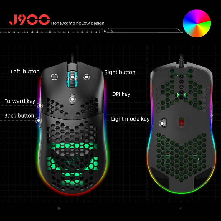 Lisslune | HXSJ P6+V100+J900 Keyboard-Mouse-Converter + One-Handed Keyboard + Gaming Mouse Set