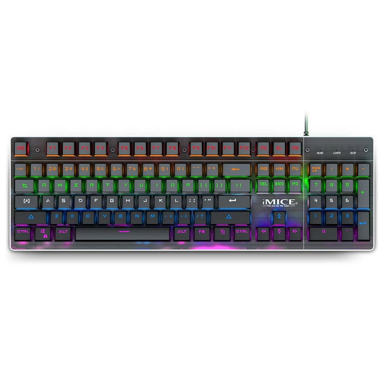 Lisslune | iMICE MK-X80 104 Keys Mechanical Blue Switch Backlit Wired Gaming Keyboard