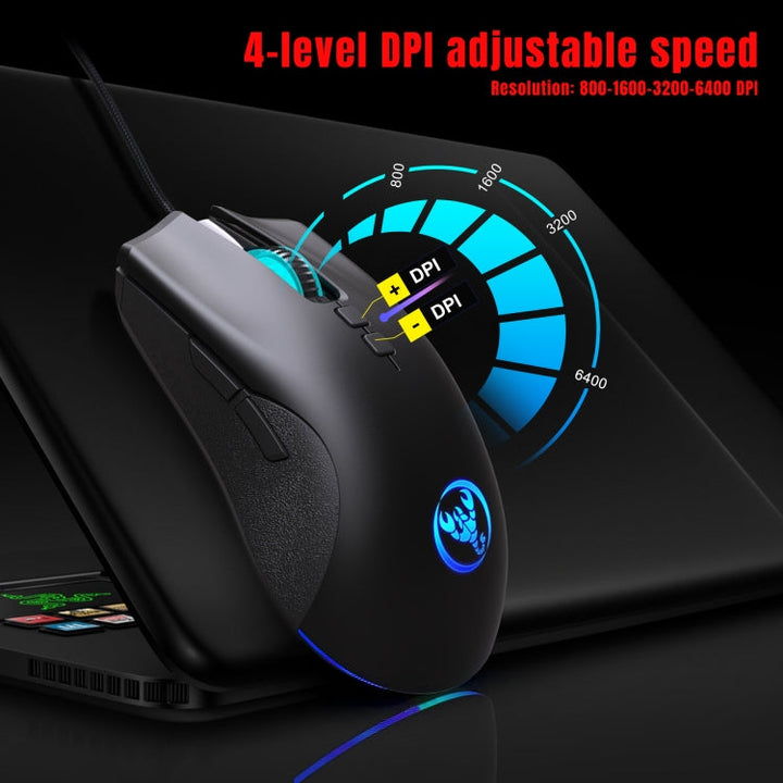 Lisslune | HXSJ P8+V100+A883 Keyboard Mouse Converter + One-Handed Keyboard + Programmable Gaming Mouse Set