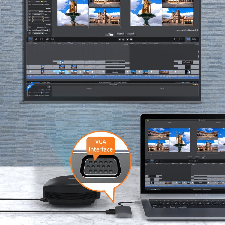 Lisslune | Basix BL10V 10 in 1 USB-C / Type-C to RJ45 + VGA + HDMI + 3.5mm AUX + SD / TF card slot + PD USB-C / Type-C + USB 3.0 + 2 USB 2.0 Ports Docking Station HUB