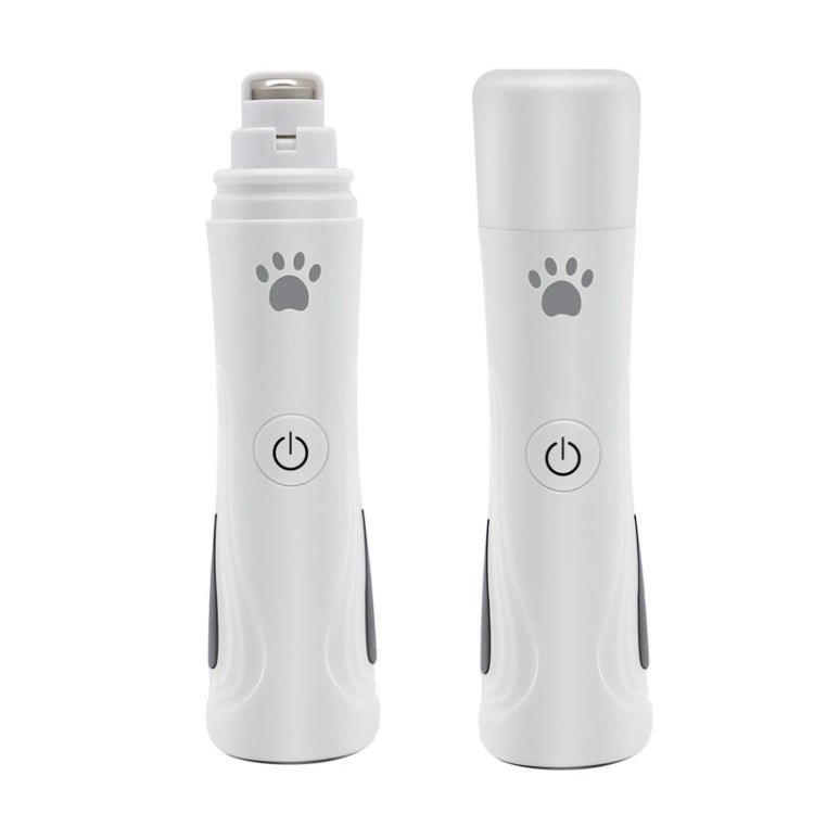 RC-306 Pet Nail Grinder USB Automatic Manicure (White)