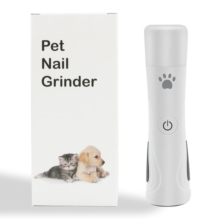 RC-306 Pet Nail Grinder USB Automatic Manicure (White)