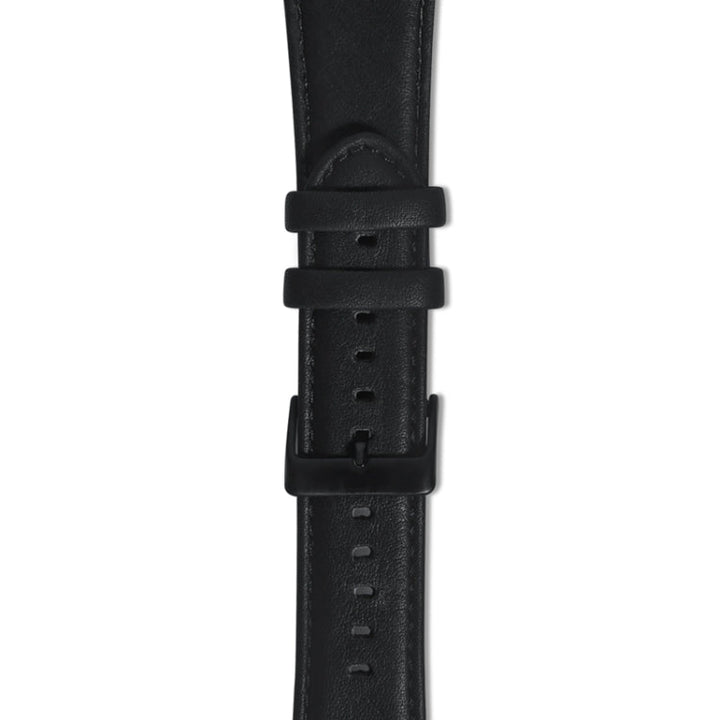 Lisslune | For Apple Watch Series 9&8&7 41mm / SE 3&SE 2&6&SE&5&4 40mm / 3&2&1 38mm Oil Wax Leather Strap Watch Band (Black)