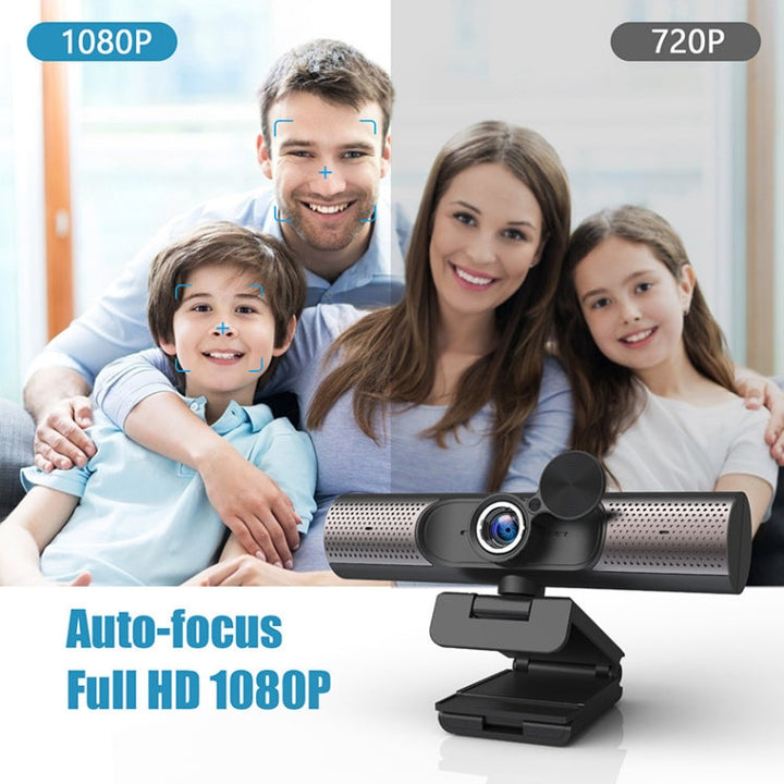 Lisslune | HY33 1080P HD USB Computer Webcam, Type: without speaker (Black)