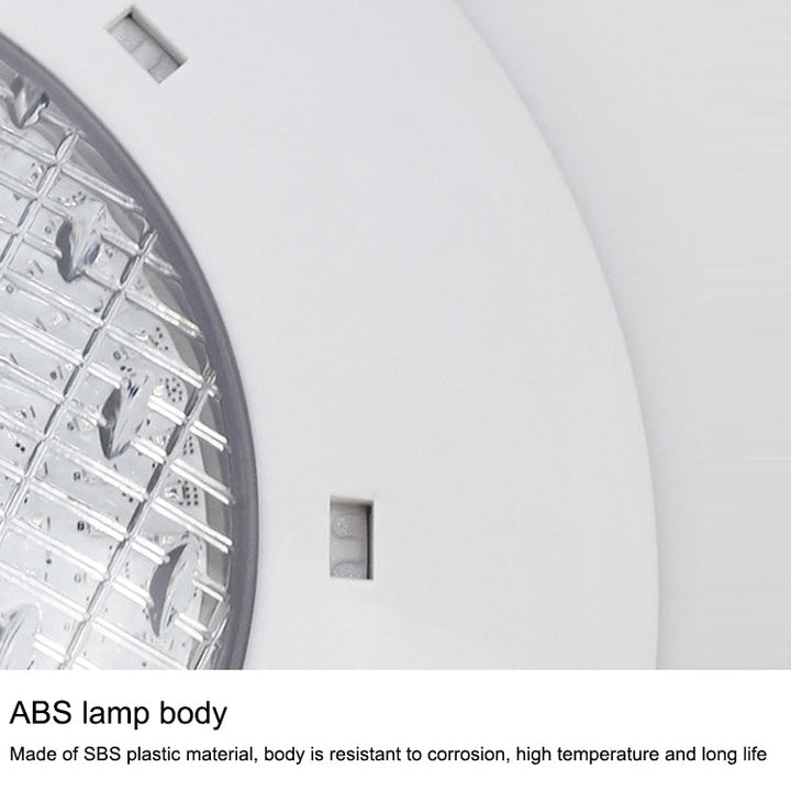 Lisslune | 18x3W ABS plastic pool wall lamp underwater light (White)