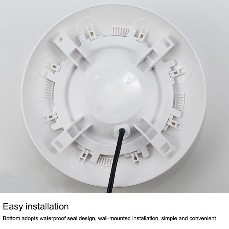 Lisslune | 18x3W ABS plastic pool wall lamp underwater light (White)