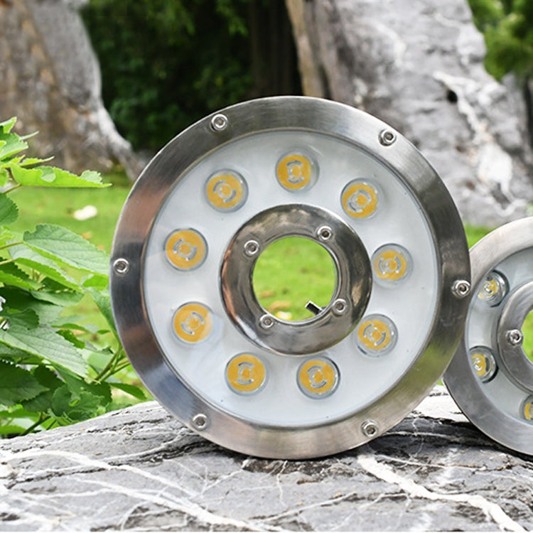 Lisslune | 6W Landscape Color Changing Ring LED Aluminum Alloy Underwater Fountain Light (Color Changing)