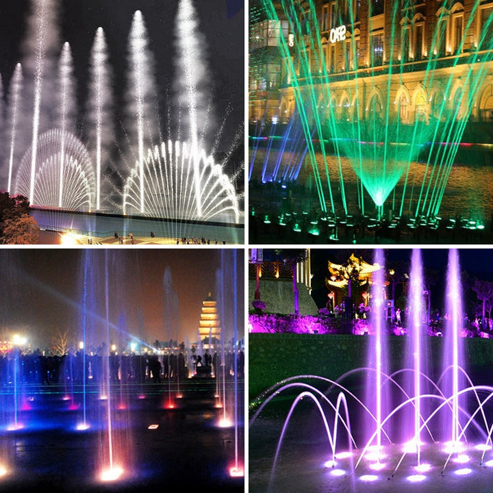 Lisslune | 9W Quadrat Park Landscape LED Underwater Light Pool Light (Warm White Light)
